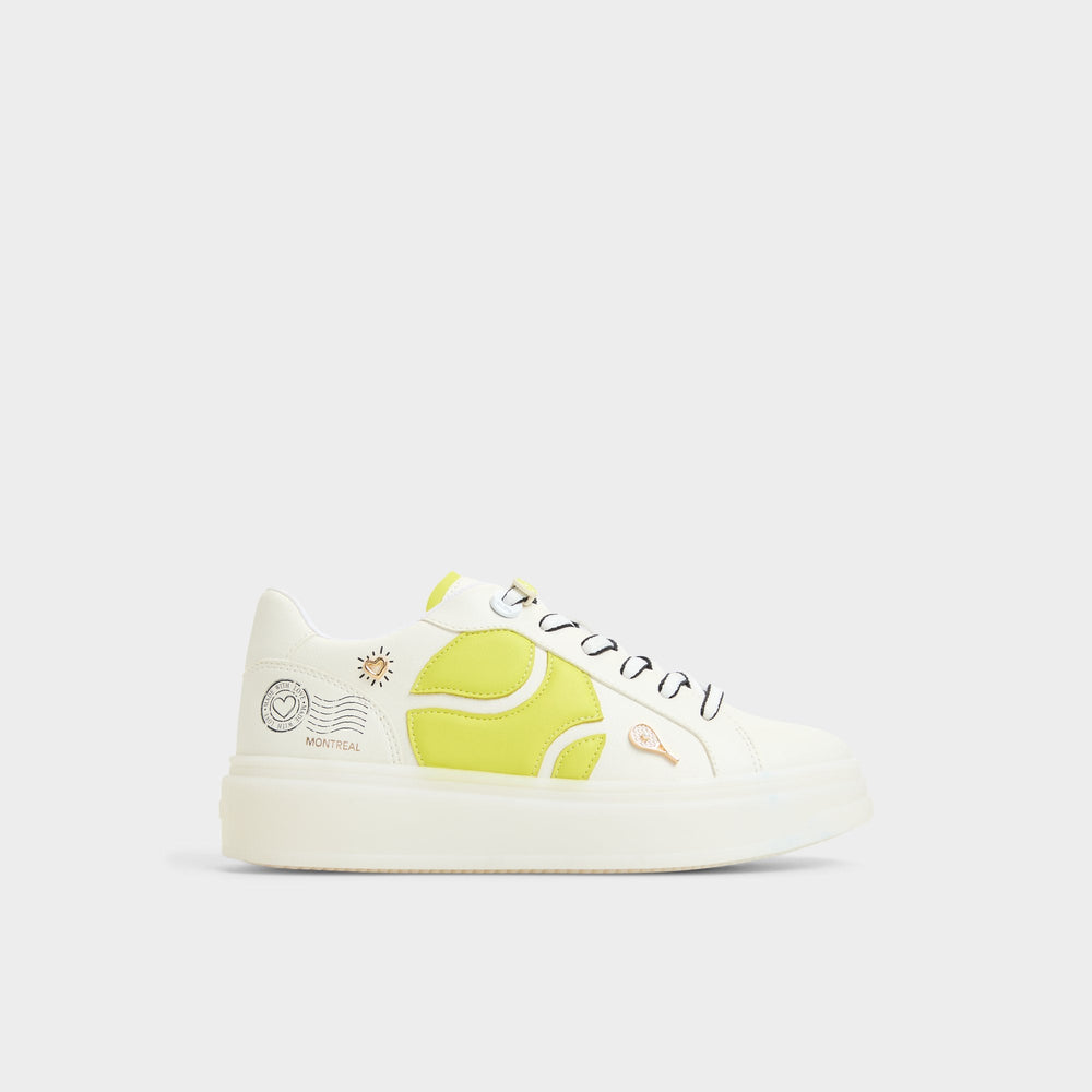 White Combo Clubchamp White Combo Women's Platform and wedge sneakers - Low top sneaker | Aldo