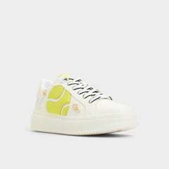 White Combo Clubchamp White Combo Women's Platform and wedge sneakers - Low top sneaker | Aldo