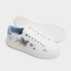 White/Multi Saxony White/Multi Women's Platform and wedge sneakers - Low top sneaker | Aldo