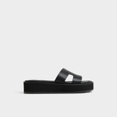 Black Anayelie in Black - Slide sandal, Platform | Aldo