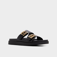 Black Mungos in Black - Footbed sandal, Footbed sandal | Aldo