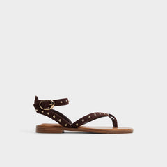 Dark brown Daressi in Dark Brown - Flat sandal | Aldo
