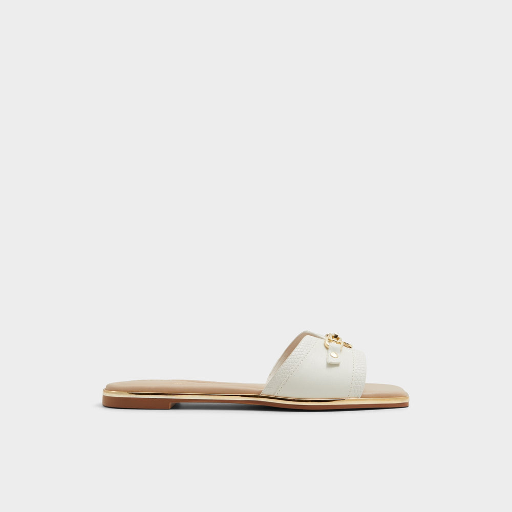 Open white Alamassi Open White Women's Flats - Slide sandal | Aldo