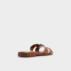 Medium brown Itsandalb in Medium Brown - Slide sandal | Aldo