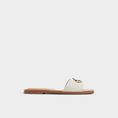 White/bone Biggin in White Bone - Slide sandal | Aldo