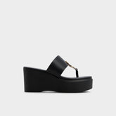 Black Friegan in Black - Slide sandal, Wedge heel | Aldo