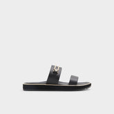 Other black Lagoon Other Black Women's Strappy sandals - Strappy flat sandal, Footbed sandal | Aldo