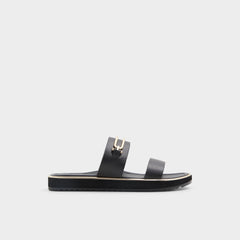 Other black Lagoon Other Black Women's Strappy sandals - Strappy flat sandal, Footbed sandal | Aldo