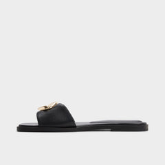 Black Biggin in Black - Slide sandal | Aldo
