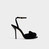 Other black Tinsletta in Other Black - Strappy heeled sandal, Stiletto heel | Aldo