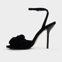 Other black Tinsletta in Other Black - Strappy heeled sandal, Stiletto heel | Aldo