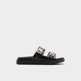 Black Alessie Black Women's Footbed sandals - Footbed sandal, Footbed sandal | Aldo