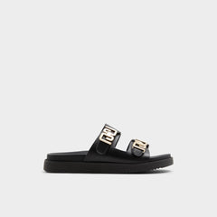 Black Alessie Black Women's Footbed sandals - Footbed sandal, Footbed sandal | Aldo