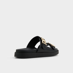 Black Alessie Black Women's Footbed sandals - Footbed sandal, Footbed sandal | Aldo