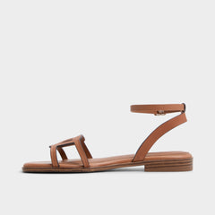 Medium brown Greengrove Medium Brown Women's Flats - Flat sandal | Aldo