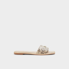 Natural Darine Natural Women's Flats - Slide sandal | Aldo
