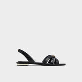 Black Marassita Black Women's Slingbacks - Flat sandal | Aldo