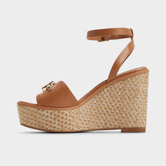 Medium Brown Ybylin Medium Brown Women's Wedges - Wedge sandal, Wedge heel | Aldo