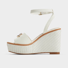 White Ybylin White Women's Wedges - Wedge sandal, Wedge heel | Aldo