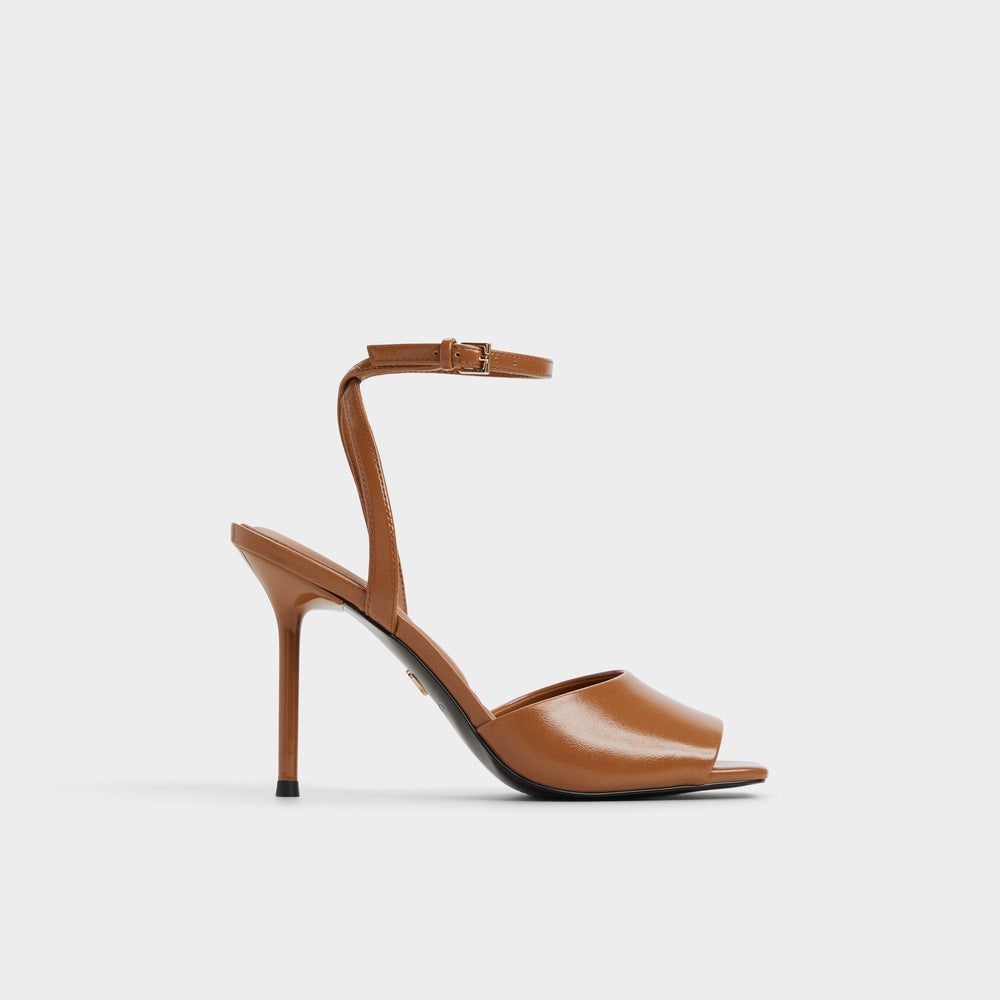 Tan Kaiasien in Tan - Heeled sandal, Stiletto heel | Aldo