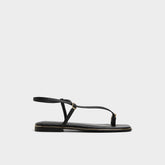 Black Jomalina Black Women's Flats - Strappy flat sandal | Aldo