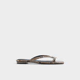 White/black Iliria White/Black Women's Flats - Slide sandal | Aldo
