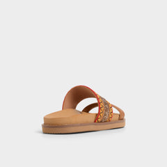 Brown multi Beachvacay Brown Multi Women's Footbed sandals - | Aldo