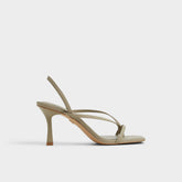 Other Green Riva Other Green Women's Strappy sandals - Sling back heeled sandal, Stiletto heel | Aldo