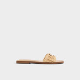 Natural Tidella Natural Women's Flats - Slide sandal | Aldo