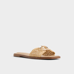 Natural Tidella Natural Women's Flats - Slide sandal | Aldo