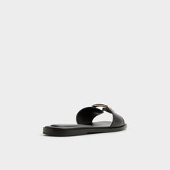 Black Tidella Black Women's Flats - Slide sandal | Aldo
