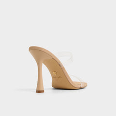Medium Beige Evalina Medium Beige Women's Heeled sandals - Strappy heeled sandal, Stiletto heel | Aldo