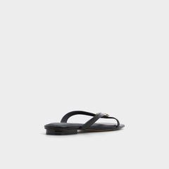 Black Iliria Black Women's Flats - Slide sandal | Aldo
