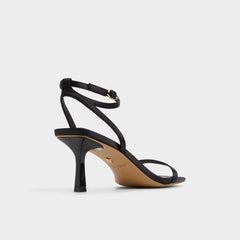 Black Kirri Black Women's Strappy sandals - Strappy heeled sandal | Aldo