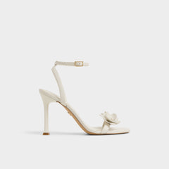 White/bone Daisylily White/Bone Women's Heeled sandals - Strappy heeled sandal, Stiletto heel | Aldo