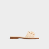 Light beige Sabbia Light Beige Women's Flats - Slide sandal | Aldo