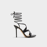Black Marylou Black Women's Strappy sandals - Strappy heeled sandal | Aldo