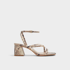 Brown Overflow Adrauder in Brown Overflow 13801090 - Strappy block heeled sandal, Block heel | Aldo