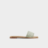 Other Green Oceania-xt Other Green Women's Flats - Slide sandal | Aldo