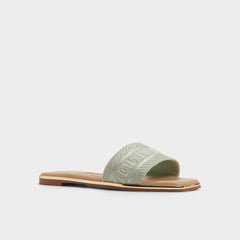 Other Green Oceania-xt Other Green Women's Flats - Slide sandal | Aldo