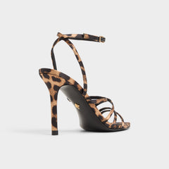 Brown Multi Solania Brown Multi Women's Strappy sandals - Strappy heeled sandal, Stiletto heel | Aldo