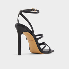 Black Galoi Black Women's Strappy sandals - Strappy heeled sandal | Aldo