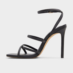 Black Galoi Black Women's Strappy sandals - Strappy heeled sandal | Aldo