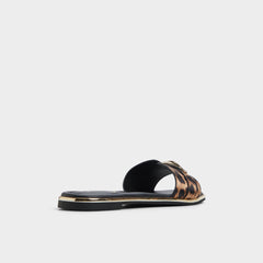 Brown multi Darlina Brown Multi Women's Flats - Slide sandal | Aldo
