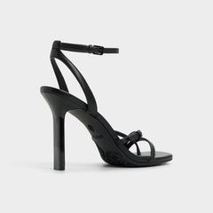 Black Conney Black Women's Heeled sandals - Strappy heeled sandal, Stiletto heel | Aldo