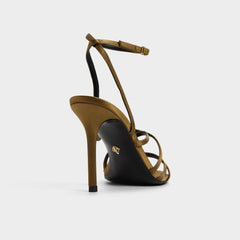 Other Green Solania Other Green Women's Strappy sandals - Strappy heeled sandal, Stiletto heel | Aldo