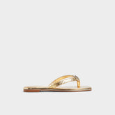 Gold Conchiglia Gold Women's Flats - Flip flop | Aldo