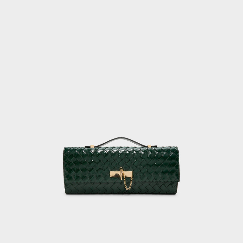 Dark green Rouxx in Dark Green - Clutch | Aldo
