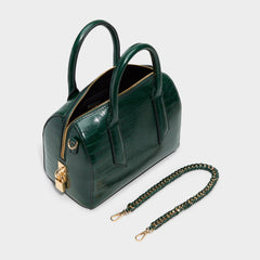Dark Green Albalaerell in Dark Green - Satchel bag | Aldo