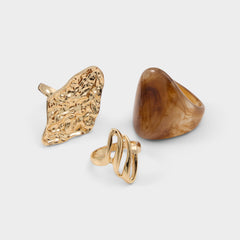 Light brown Tortoise in Light Brown - Ring | Aldo